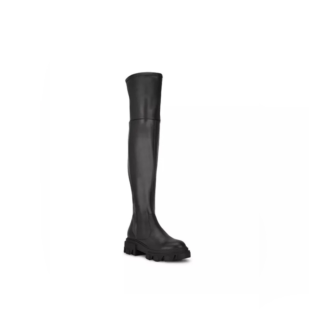Nine West Cellie Faux Leather Over the Knee Boots
